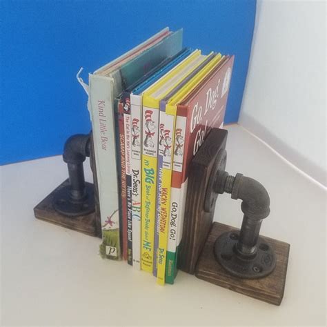 Pipe Bookends Etsy