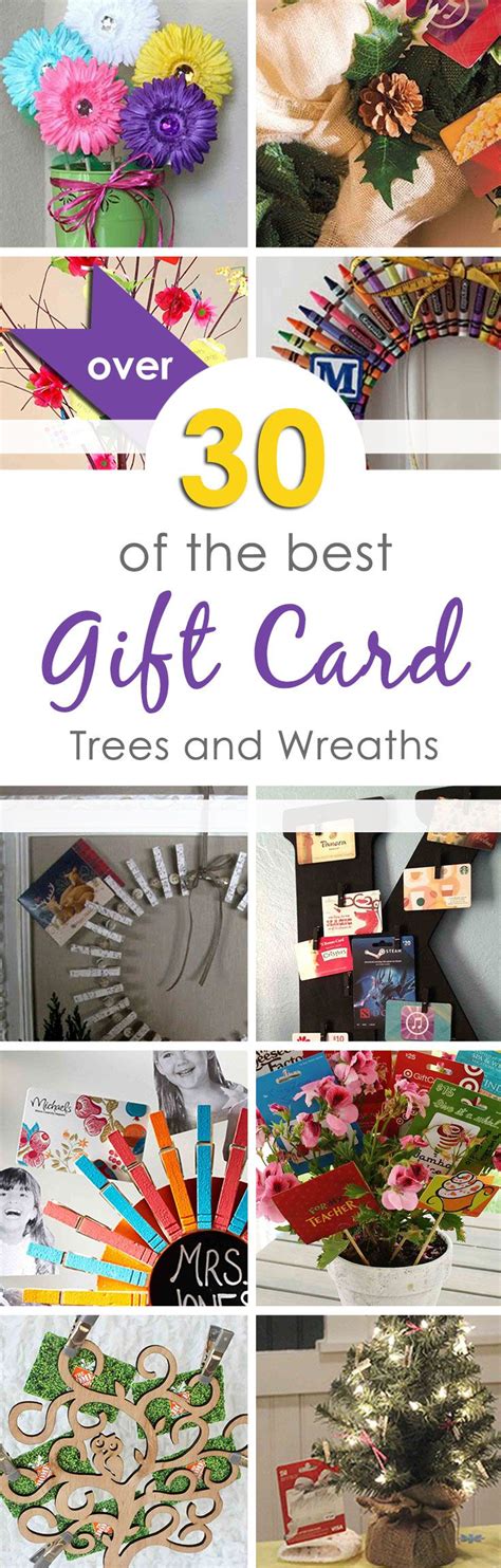 Bridal showers are a great way for a bride to connect with her loved ones and prepare for her big day. The Best Gift Card Tree and Gift Card Wreaths Ever! | Gift ...