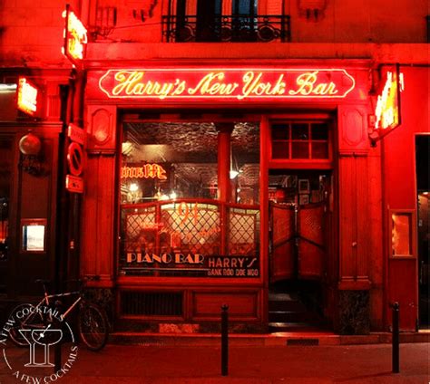 Harry S New York Bar Paris A Few Cocktails