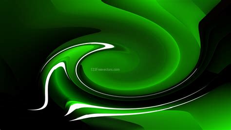 Abstract Cool Green Swirling Background Texture