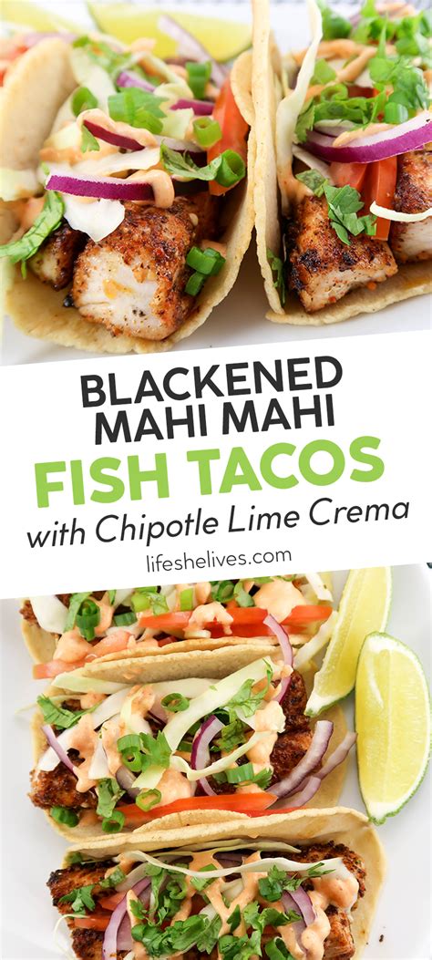 94 · fish tacos aren't complete without fish taco sauce! Blackened Mahi Mahi Fish Tacos with Chipotle Lime Crema ...