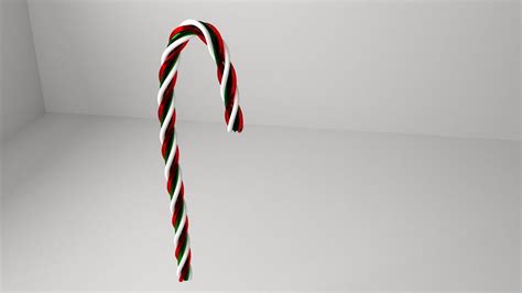 Candy Cane 5 3d Cgtrader