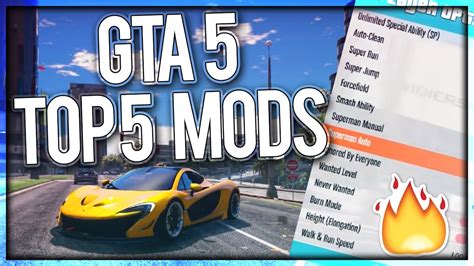 Gta 5 Top 5 Mods Of All Time Pc Graphics Mods Mod Menus