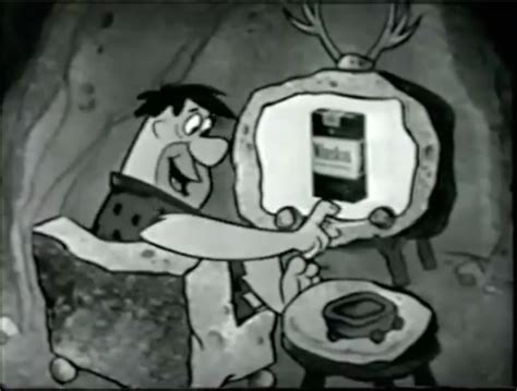 The Flintstones Winston Cigarettes Commercial Production Drawing