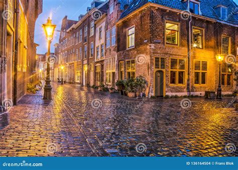 Cobblestone Street In The Old Town Editorial Stock Image Image Of