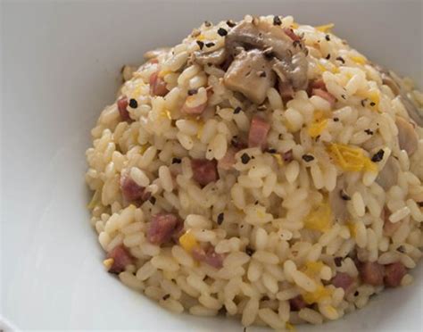 2 grandes tranches de jambon, de préférence celui que vous trouverez. Risotto aux Champignons / Poivrons et Jambon WW - Plat et ...