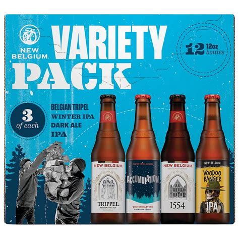 New Belgium Variety Pack Beer 12 Oz Bottles Shop Beer And Wine At H E B