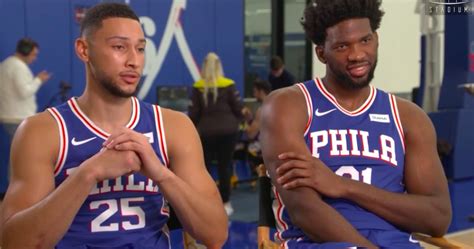 Sixers Joel Embiid Ben Simmons Sit Down Together Were Just Getting Started Phillyvoice