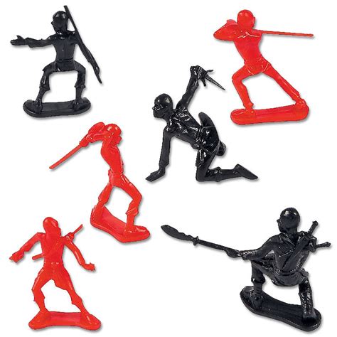 Plastic Ninja Toys Mini Ninja Soldiers
