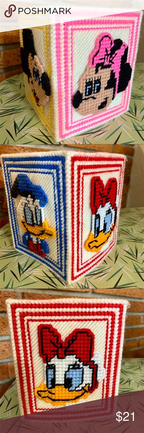 Vintage Mickey Mouse Disney Tissue Cover Box Vintage Mickey Mouse