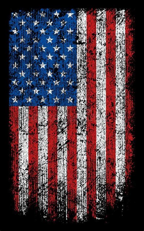 Grunge Usa Flag Wallpaperbackground Vector Design Grunge Distressed