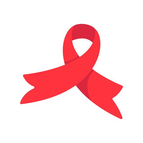 Red Cross Ribbon World Aids Day Awareness Campaign Sign Prevention Of