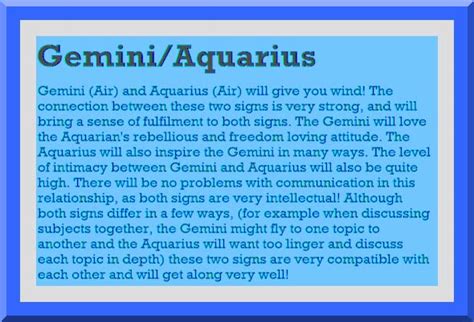 Aquarius And Gemini Quotes Quotesgram
