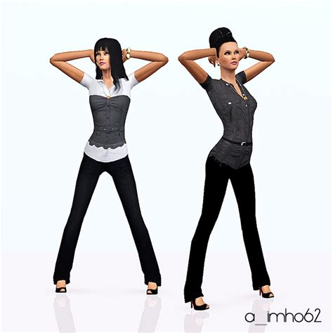 My Sims 3 Poses 8 Female Poses Harmony By Imho