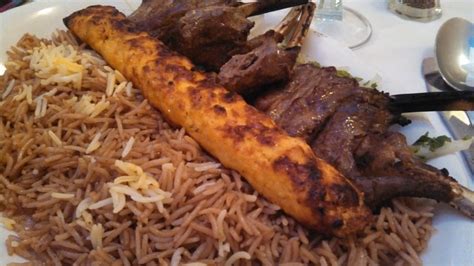 On a plate, strips of charbroiled chicken or steak, black or pinto beans, rice, lettuce, fresh pico de gallo and flour or corn tortillas. Afghan Grill Kabob House - 40 Photos - Afghan - 1629 ...