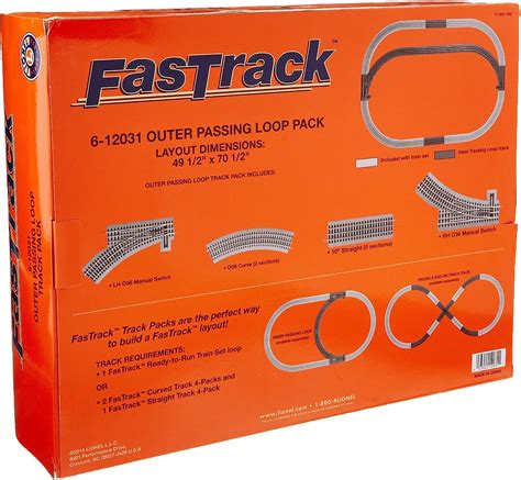 O Scale Lionel Fastrack 10 Straight Roadbed Track O Scale Toys And Hobbies