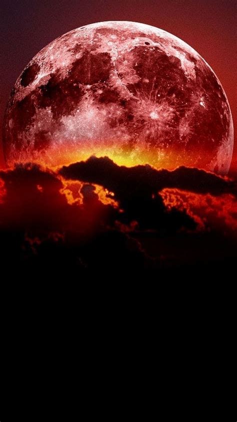 Blood Red Moon Wallpapers On Wallpaperdog