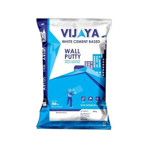 Powder Wall Putty 40 Kg Packaging Type Bag At Rs 550bag In Alwar