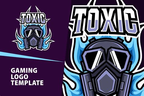 Translink, bc transit and bc ferries have launched their new mandatory masks rules for travelers. Toxic Mask Gaming Logo Template (514526) | Logos | Design ...