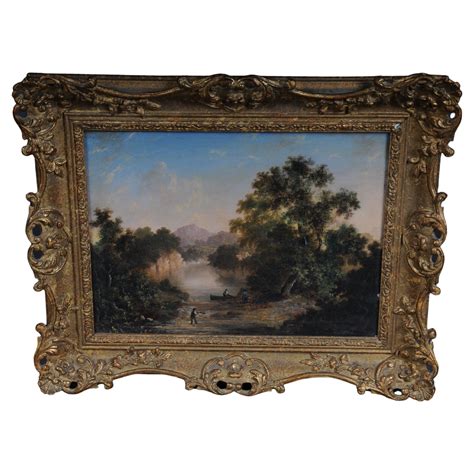 Antique Italian Oil Painting Francesco Peluso 19th Century At 1stdibs