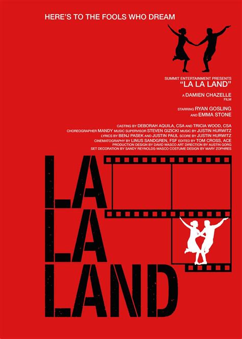 La La Land West Side Story Inspired Movie Poster Poster