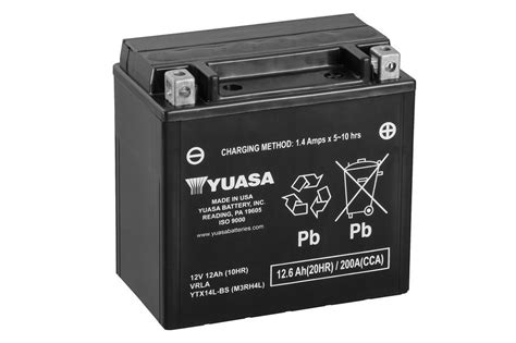 Battery basics is an overview of motorcycle batteries including batter construction, how batteries work, selecting the correct battery, battery charging, battery installation and maintenance. YTX14L-BS