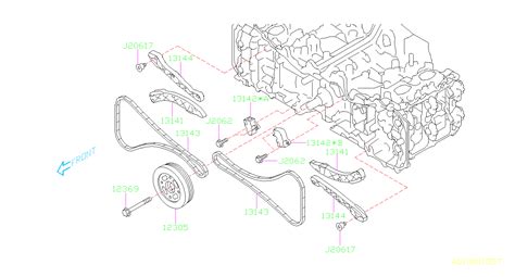 Subaru Outback Engine Timing Chain Guide Guide For The Timing Chain