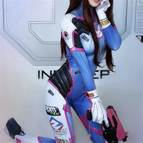 classic d va skin cosplay costume woman zentai catsuits ow etsy