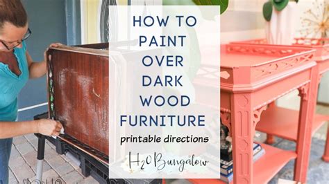 A Beginners Guide To Painting Over Stained Wood How To Get It Right