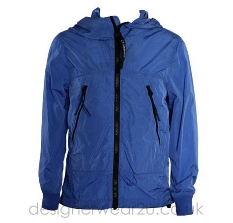 Cp Company Undersixteen Kids Cp Company Chrome Goggle Jacket In Blue