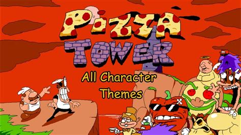 Pizza Tower All Character Themes Outdated Youtube