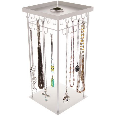 360 Rotating Jewelry Organizer Necklace Holder Display Stand Denise