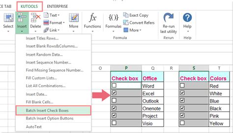 How To Quickly Insert Multiple Checkboxes In Excel