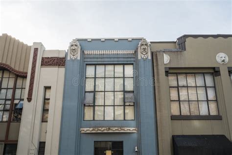 San Francisco Art Deco Architecture Stock Image Image Of Shot