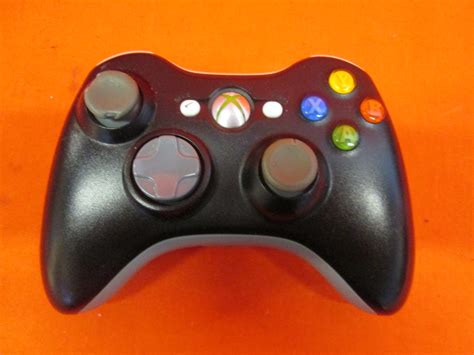 Wireless Controller Glossy Black For Xbox 360