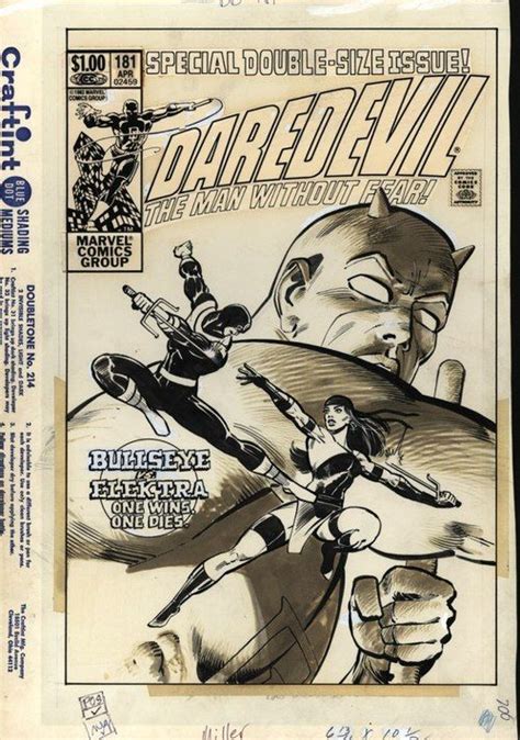 The Cover To Daredevil 181 By Frank Miller And Klaus Janson