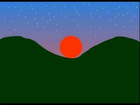 Salida y Puesta del Sol (Animación en Macromedia Flash 8 ...