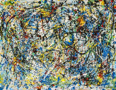 Jackson Pollock American Abstract Oil On Canvas Aug 29 2019 888