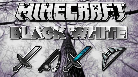 Minecraft Pvp Texture Pack Black White Pack Youtube