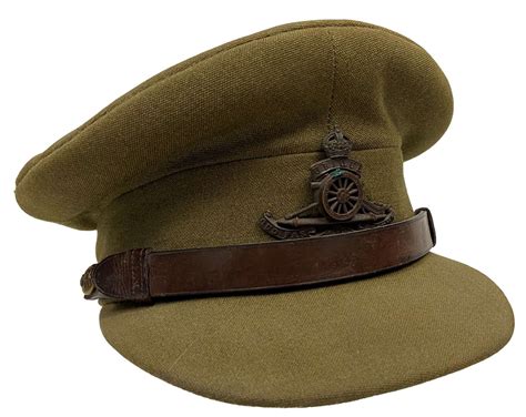 original 1950s british army officers peaked cap by herbert johnson in hats
