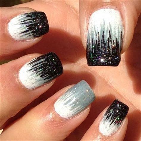 Waterfall Nails Ombre Waterfall Nails Accentholographic Waterfall
