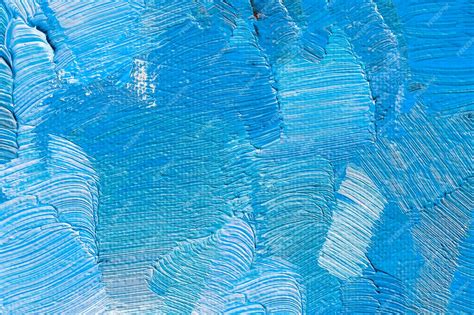 Premium Photo Abstract Blue Oil Paint Texture Background