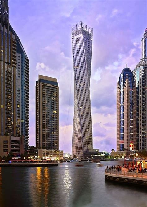 Cayan Tower Aka Infinity Tower Dubai Uae