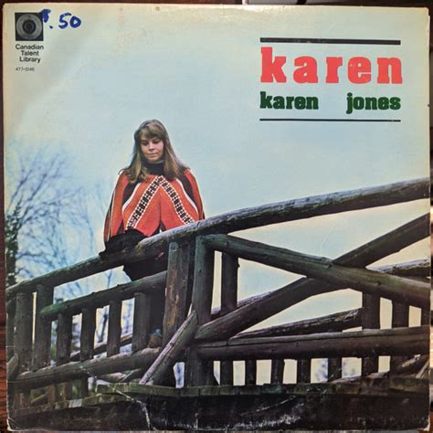 karen jones karen 1971 vinyl discogs