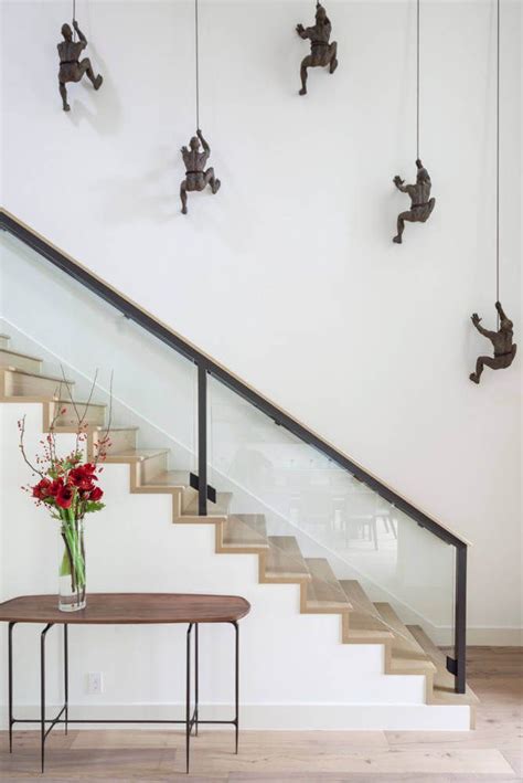 44 Beautiful And Unique Stair Design Ideas For Home Staircase Wall