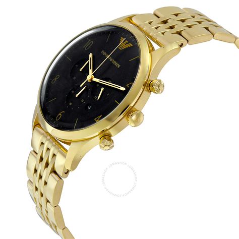 Emporio armani watches emporio armani is a name synonymous with luxury; Emporio Armani Classic Black Dial Gold-tone Stainless ...