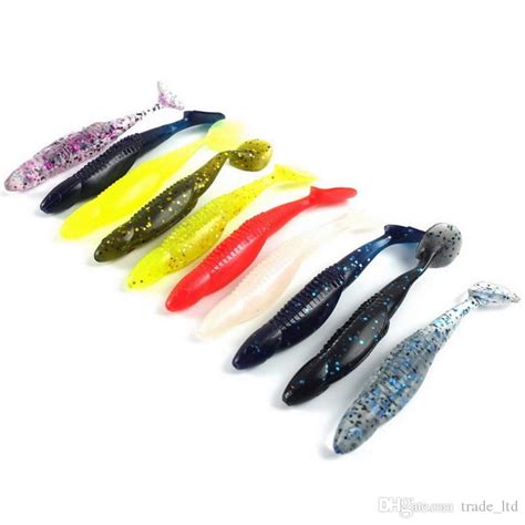 2020 Hot Soft Jelly Lure Drop Shot Fishing Tackle Bait Jig Paddle Tail