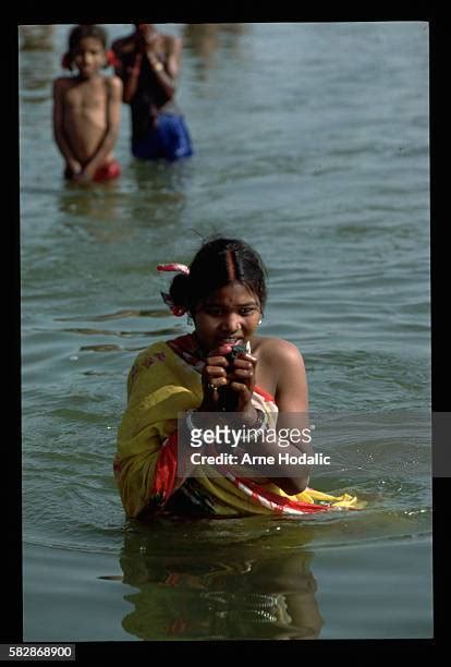 Indian River Bathing Girl Photos And Premium High Res Pictures Getty
