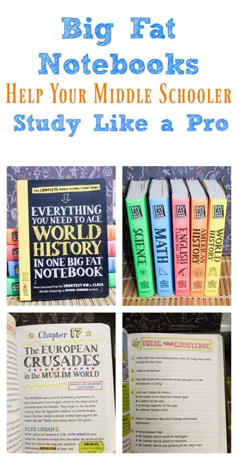 Help Your Middle Schooler Study Like A Pro With Big Fat Notebooks