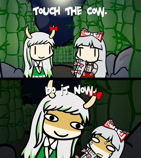Touch The Keine By Disgaea4everdood Cow Girls Cow Bikini Touch The Cow Know Your Meme